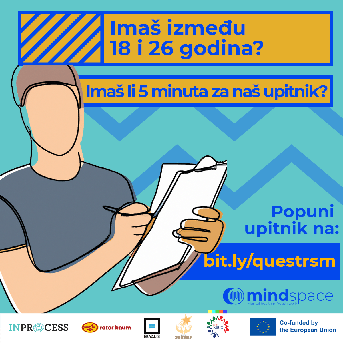 Poziv mladima od 18 do 26 da popune upitnik